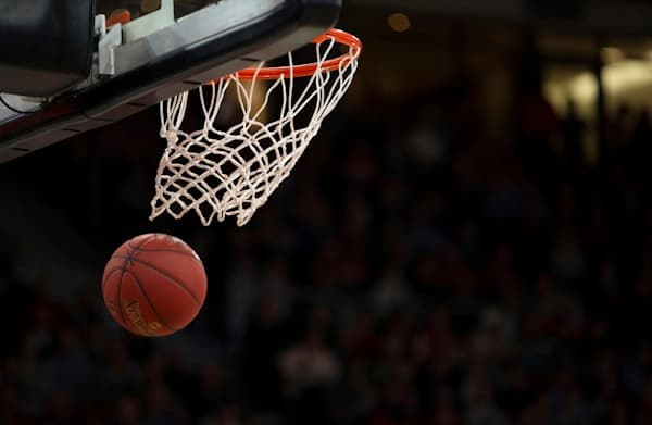 Basketball hoop representing live sports channels